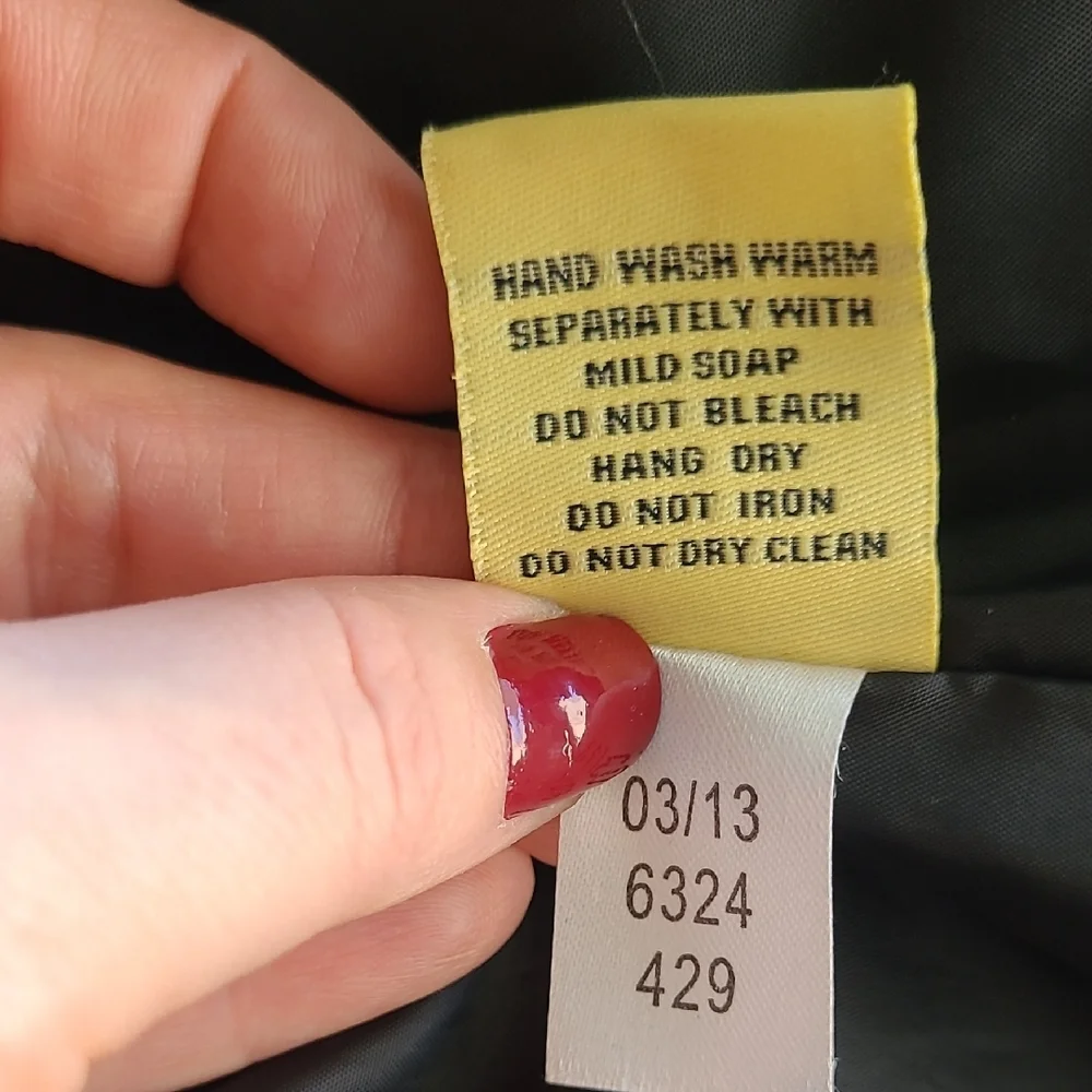 Maralyn & Me Black Faux Leather Jacket - Picture 9 of 13